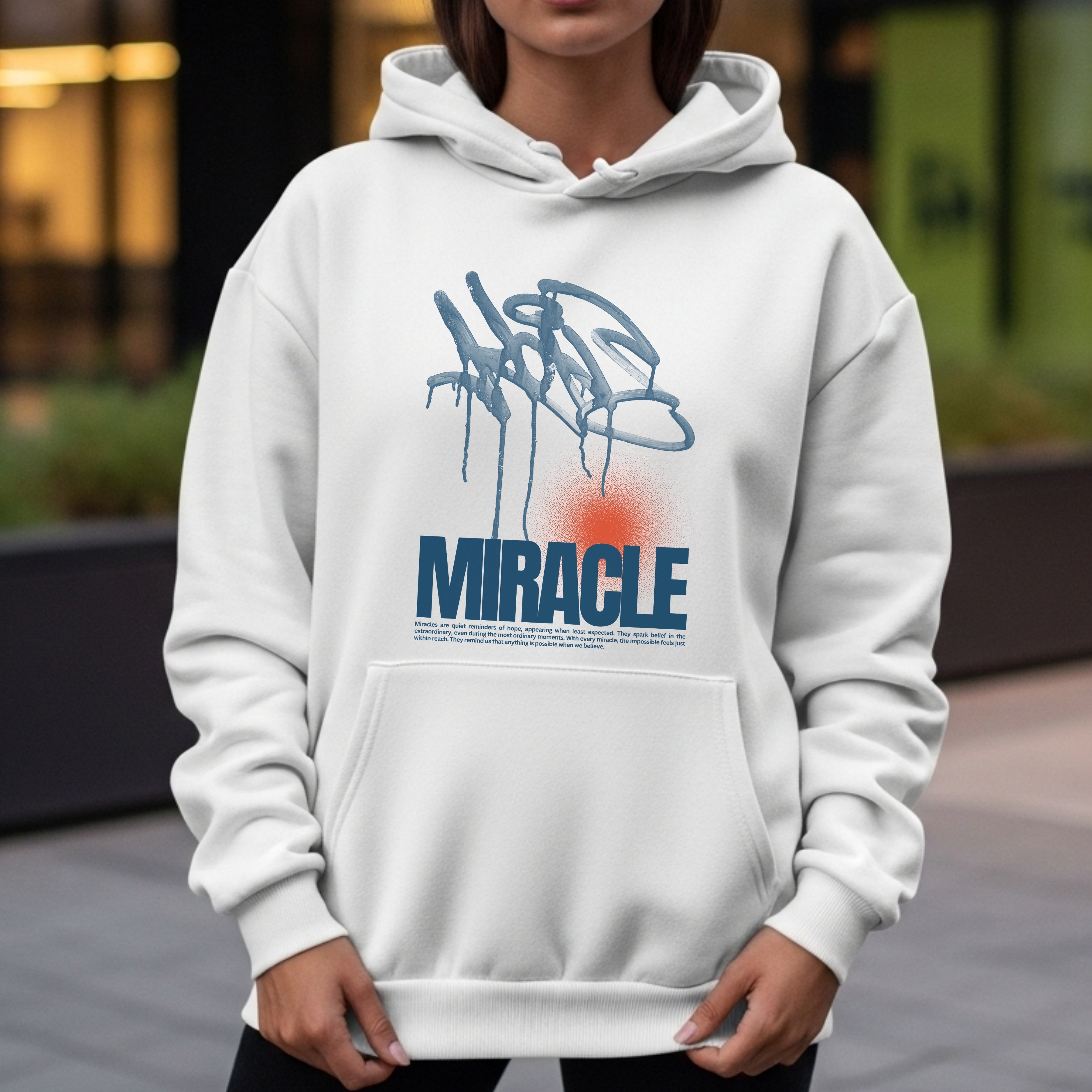 Miracle - Graffiti Hope Faith Extraordinary Belief Statement Artwork