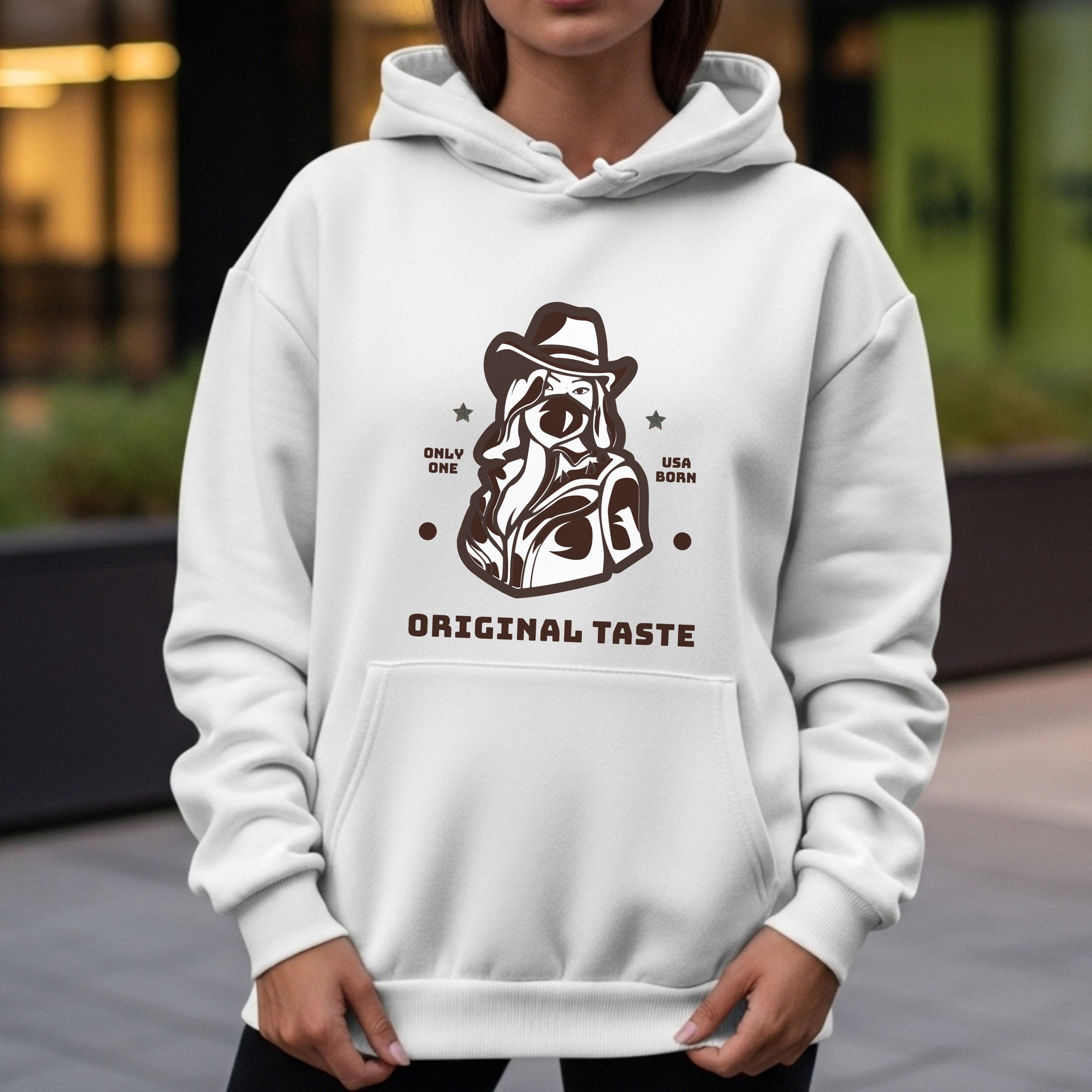 Original Taste - Vintage Western Cowboy Dog Authentic American Statement Artwork