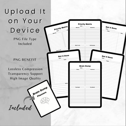 Brain Dump Planner Bundle