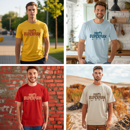 Party Superman - Disco Ball Celebration Statement Artwork