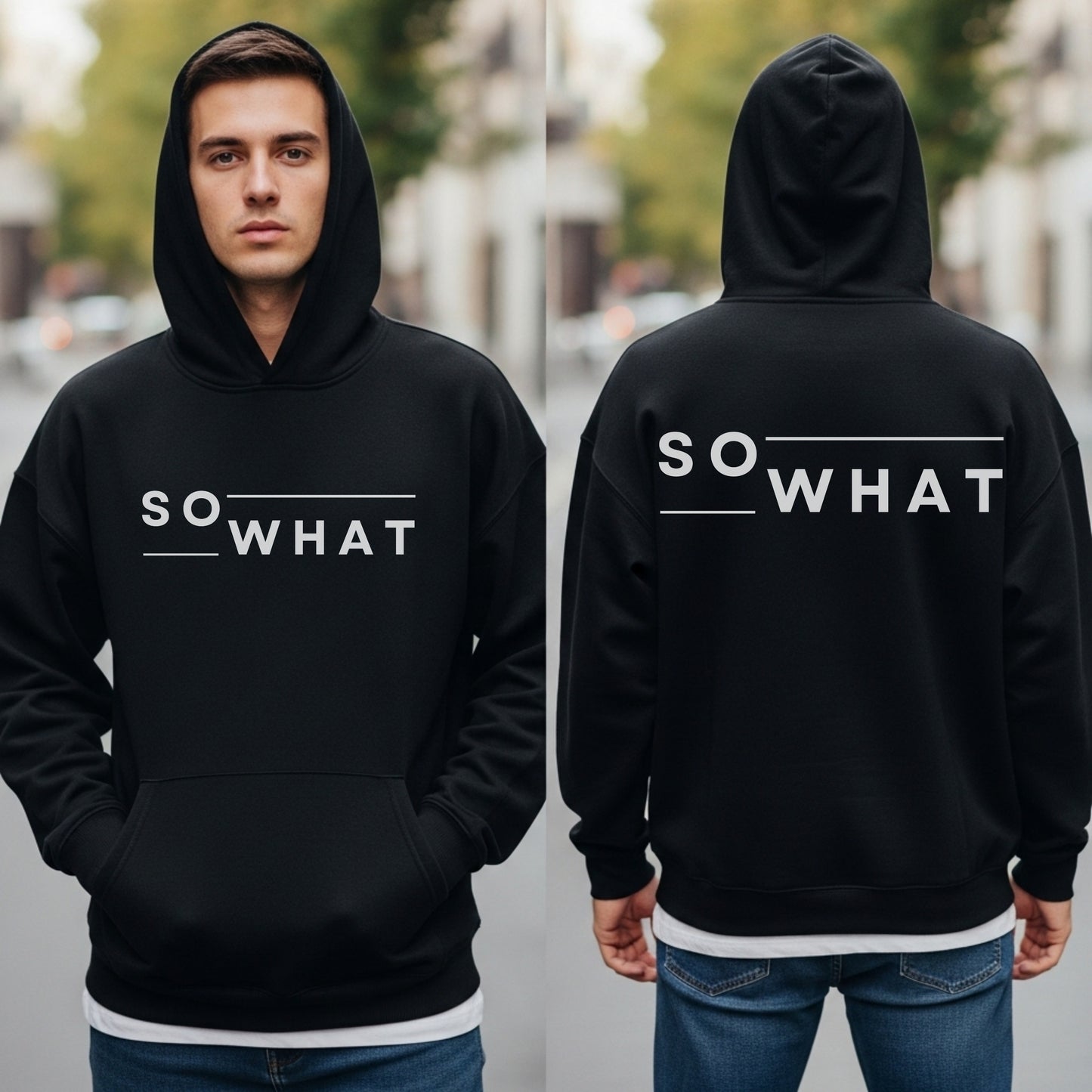 So What - Minimalist Attitude Statement Artwork