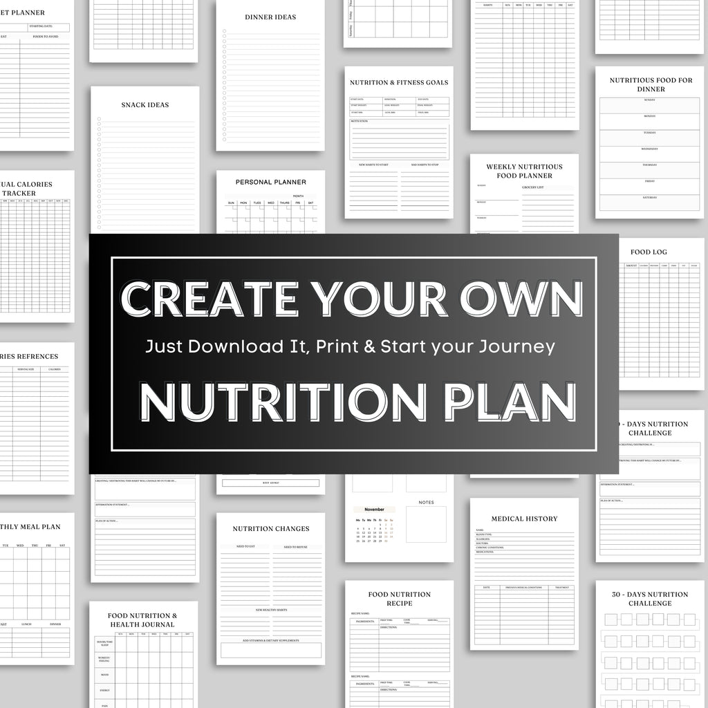 Nutrition Planner Bundle