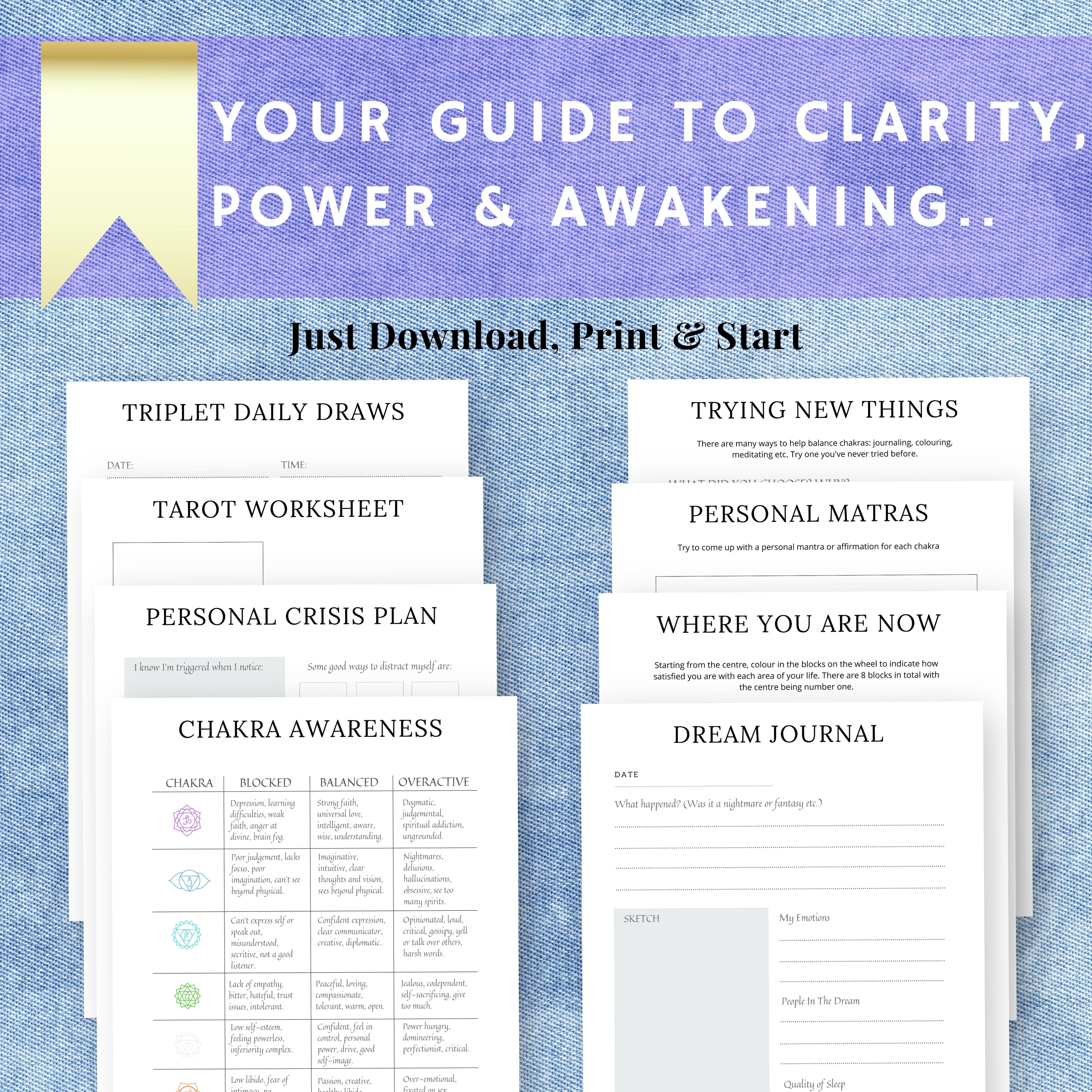 Spirituality And Awakening Journal Bundle