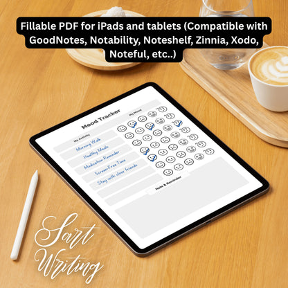 Mood Tacker Paper Sheet