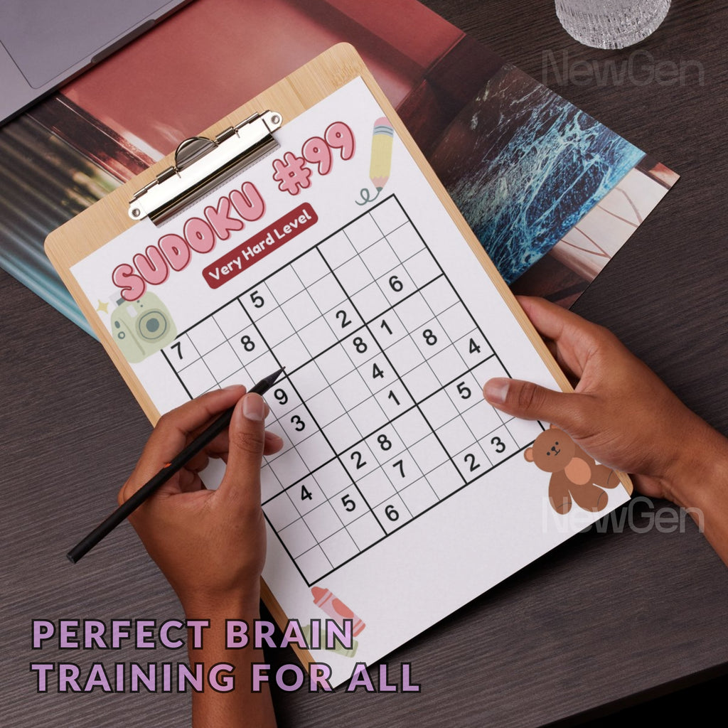 400 Sudoku Fun Activity Sheets For Kids - 4 Levels