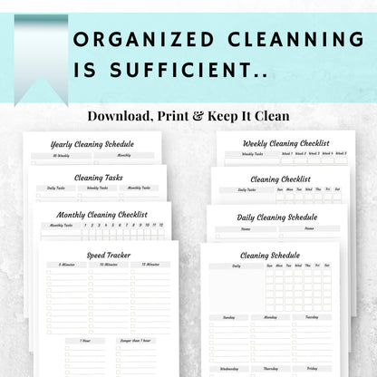 Cleanning Planner Bundle