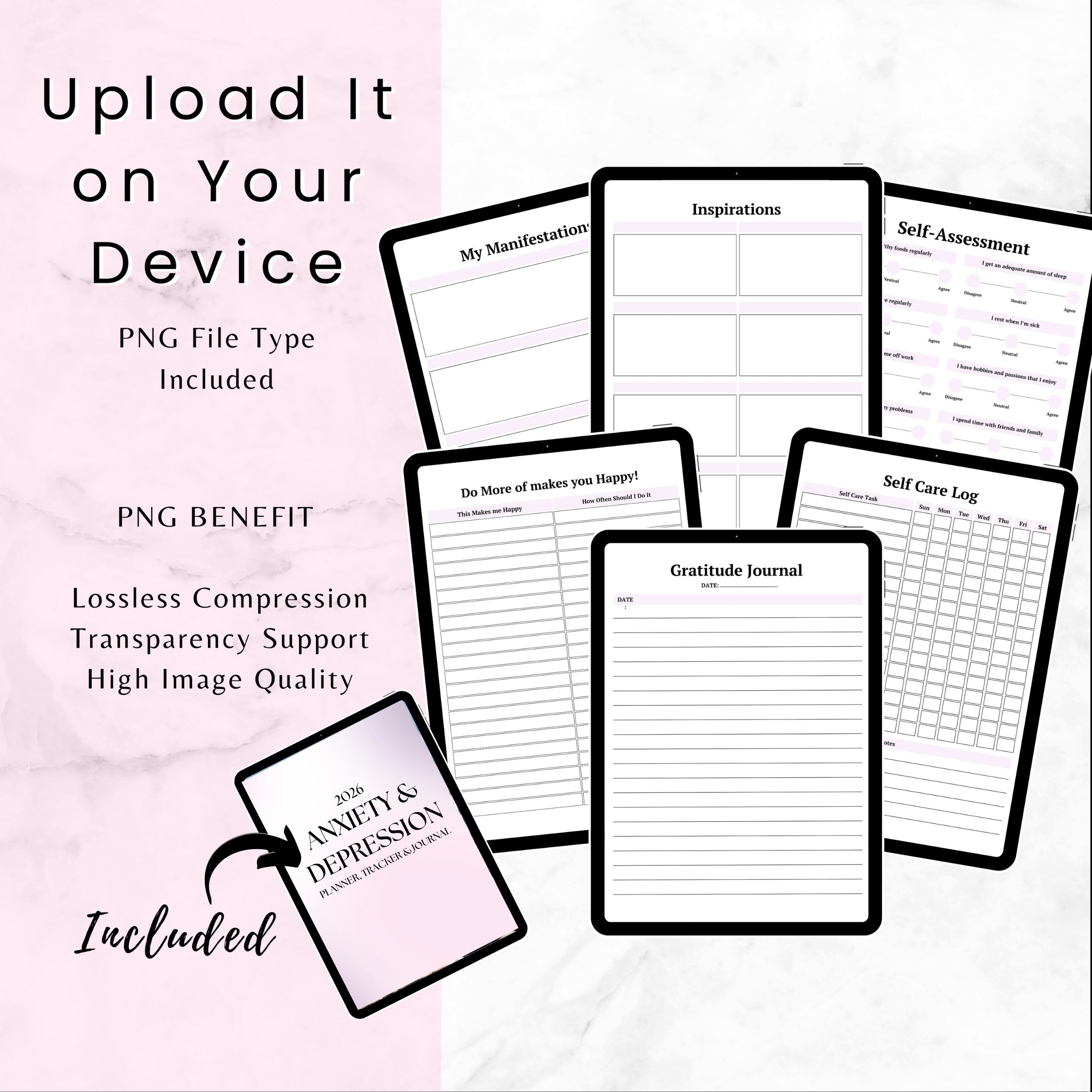 2026 Anxiety & Depression Journal Bundle