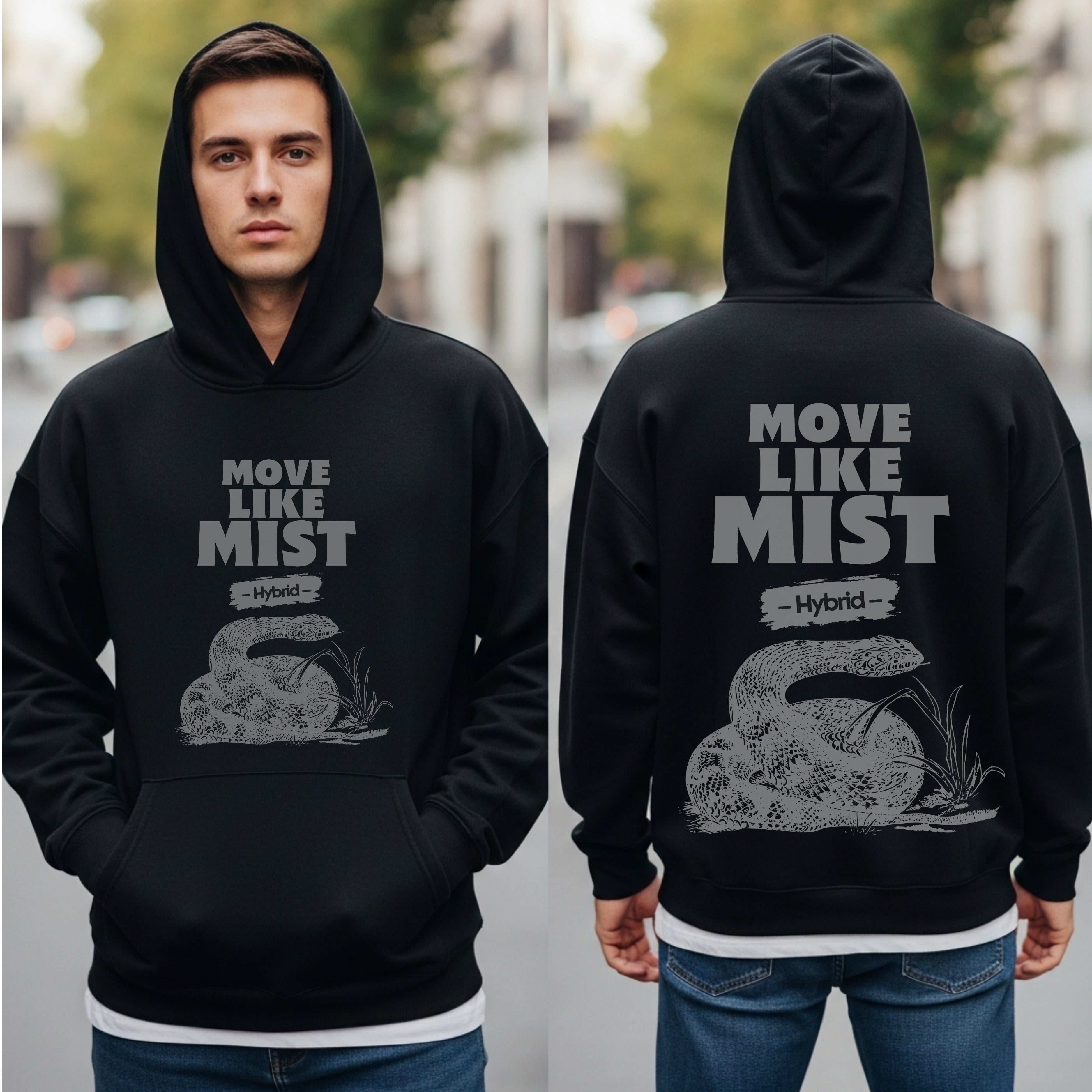 Move Like Mist - Hybrid Snake Fluid Movement Stealth Philosophy Statement Artwork