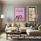 Sisters Club Power - Feminine Sisterhood Wall Art