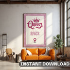 Queen Space - Royal Empowerment Wall Art