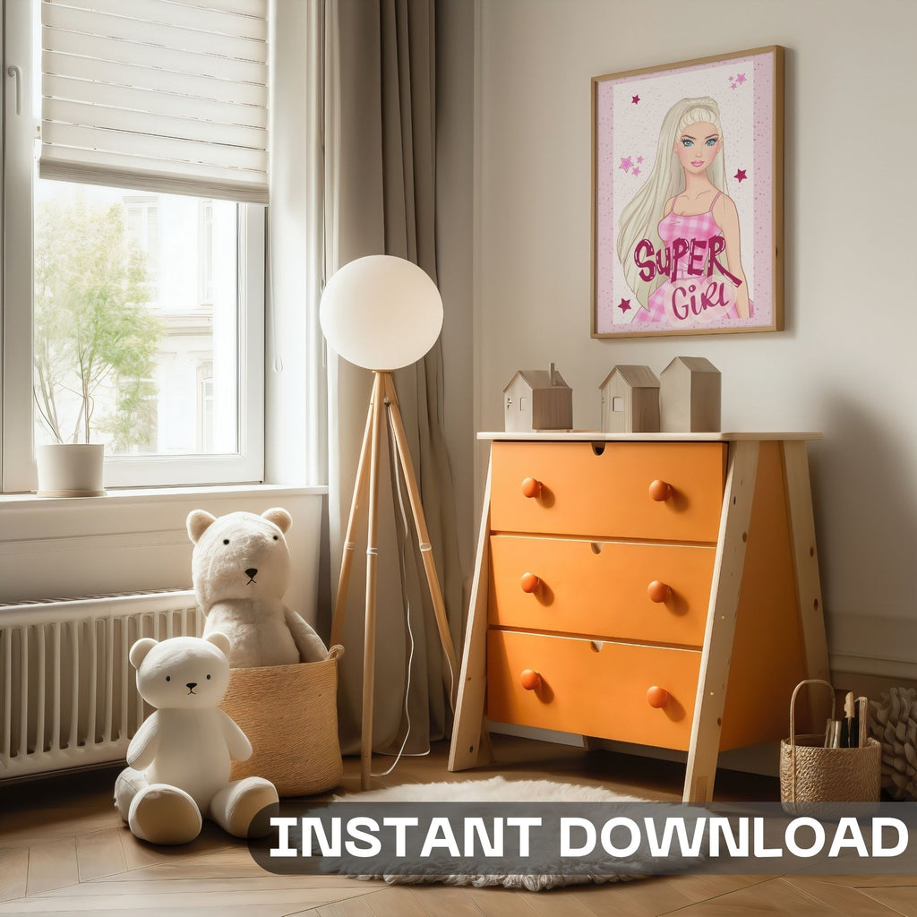 Super Girl Power - Glamorous Confidence Wall Art