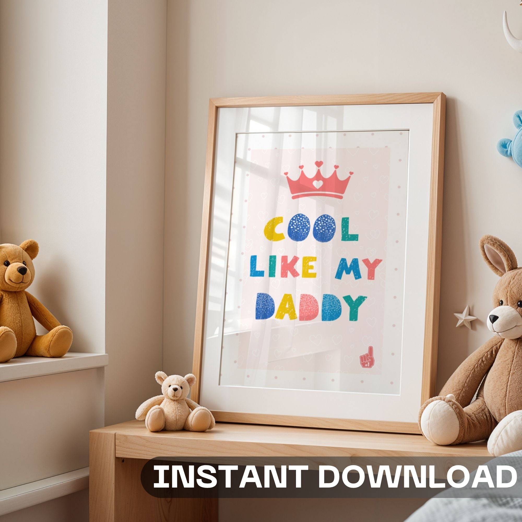 Cool Like My Daddy Wall Art