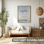 In The Name Of God - The Most Gracious, The Most Merciful Wall Art