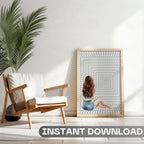 Infinite Perspective - Contemplative Woman Wall Art