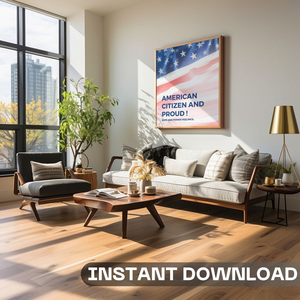 American Citizen and Proud Wall Art