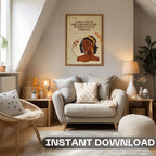 Girls With Dreams Become Women With Visions - Autumn Empowerment Wall Art