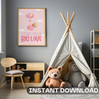 Tiniest Hands, Biggest Love - Nursery Baby Wall Art