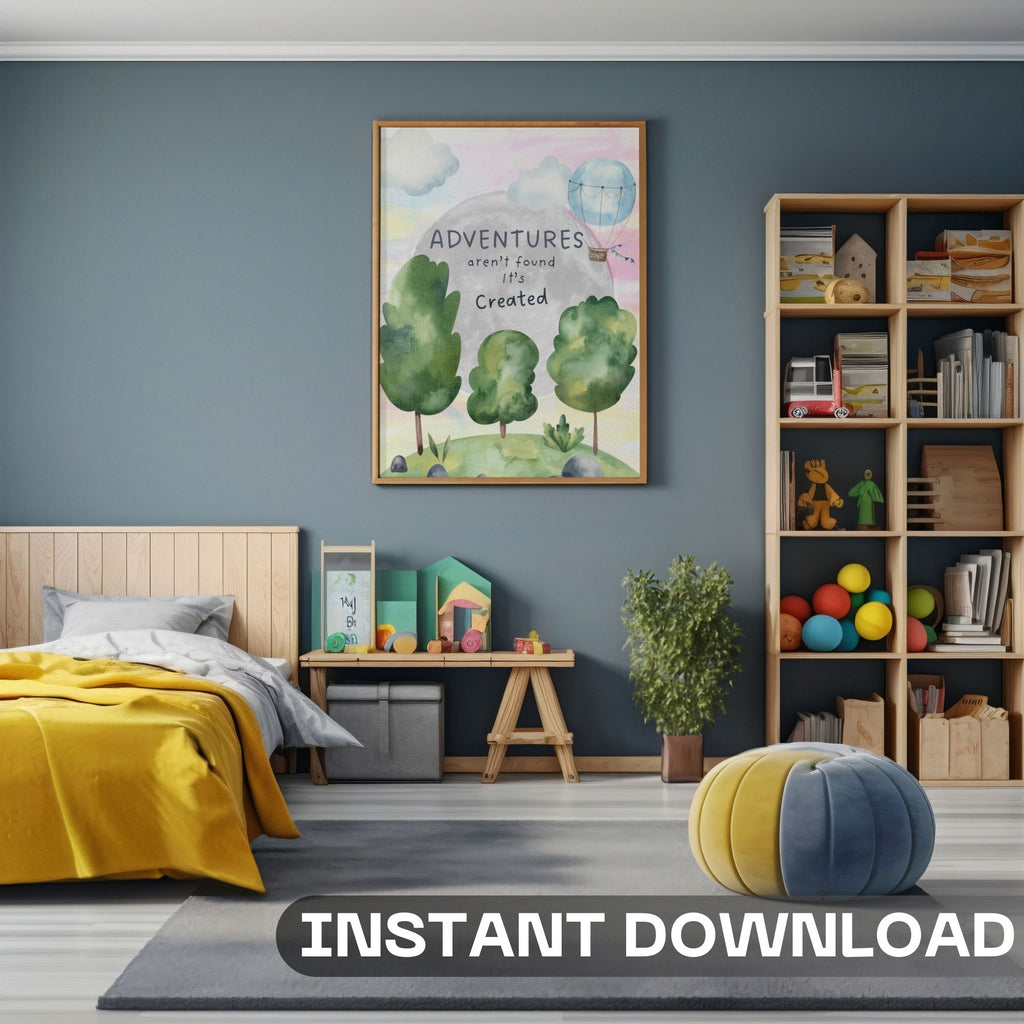 Adventures Aren't Found It's Created Wall Art