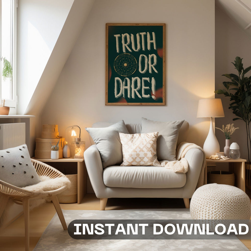 Truth or Dare - Mystical Challenge Wall Art