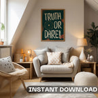 Truth or Dare - Mystical Challenge Wall Art