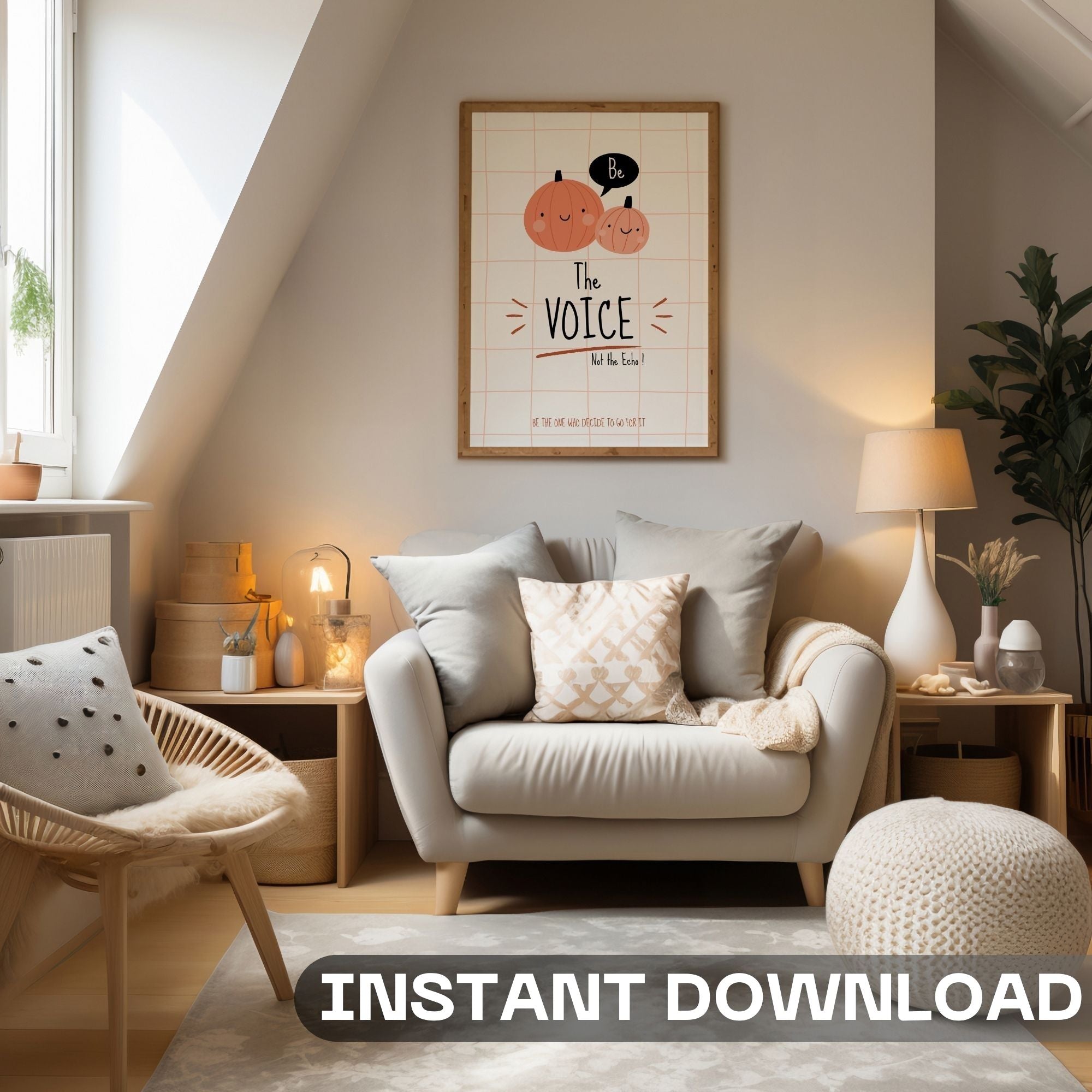 Be The Voice, Not The Echo - Empowerment Wall Art