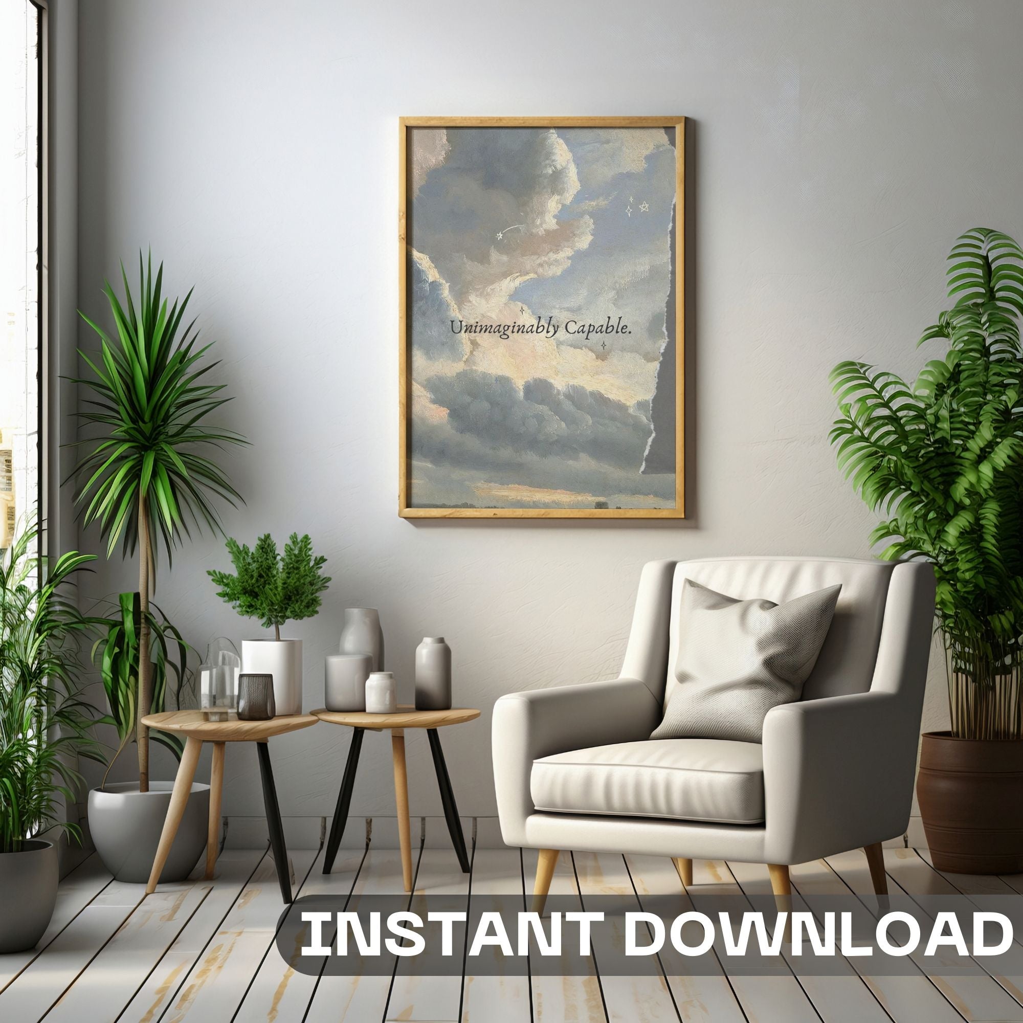 Unimaginably Capable Empowering Wall Art