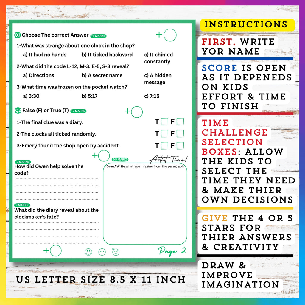 Time & Clocks' Reading Stories