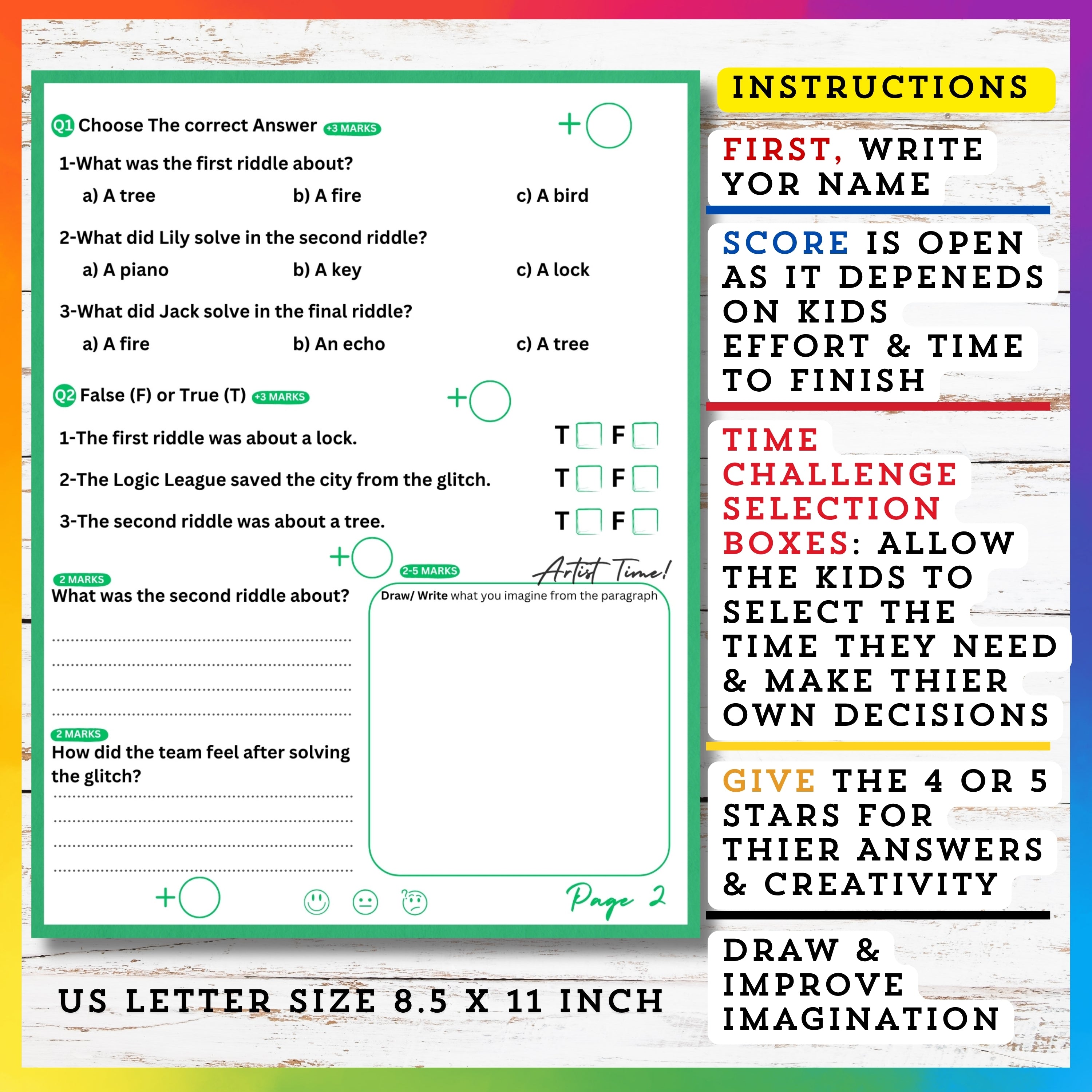 Puzzel Reading Stories