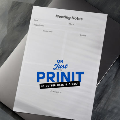 Meeting Notes' Paper V1