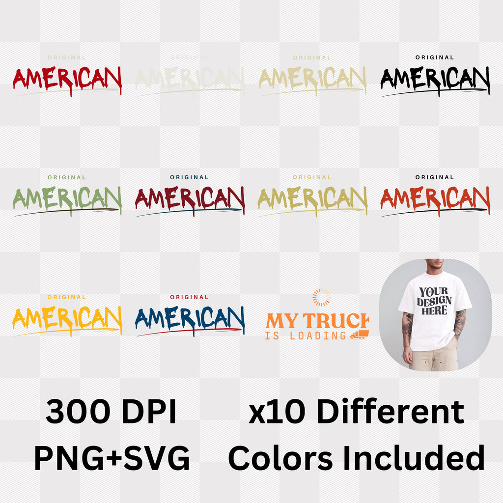 Original American - Patriotic Pride Statement Artwork