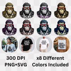 Ready Boss Big Boss - Cool Gorilla Sunglasses Statement Artwork