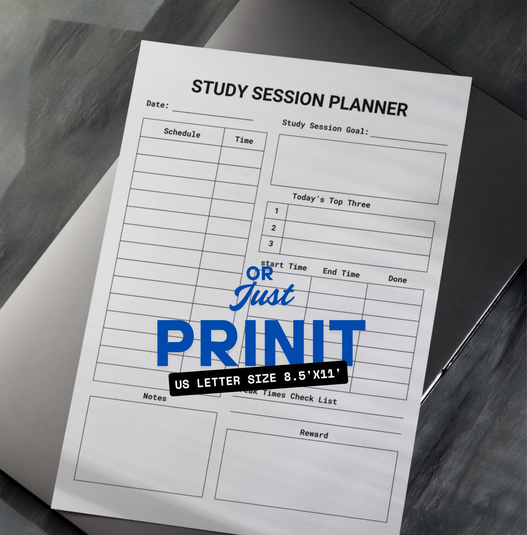 Study Session Planner