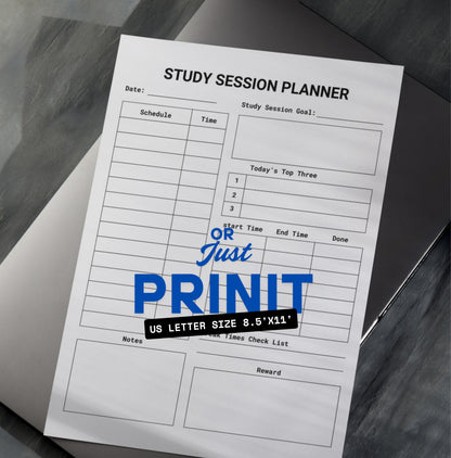 Study Session Planner