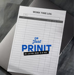 Work Time Log Sheet