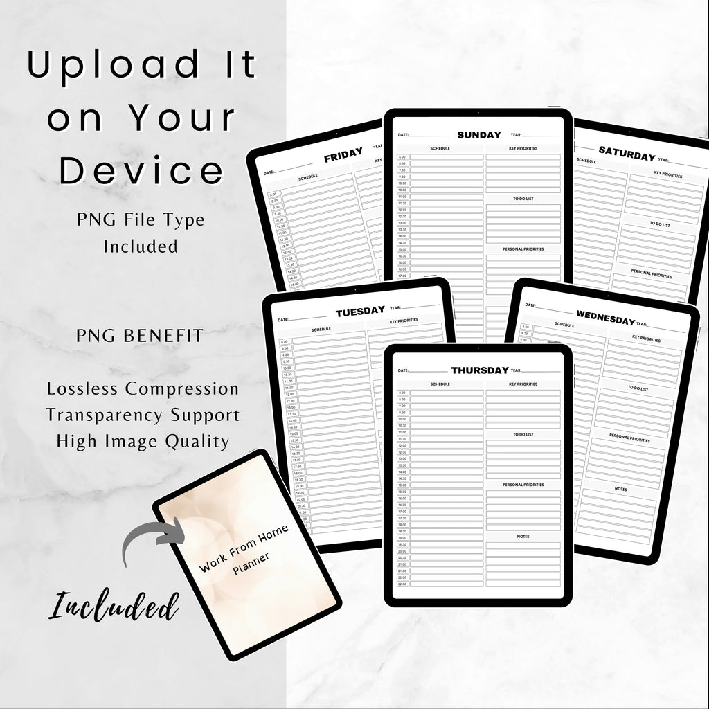 Work From Home Planner Bundle