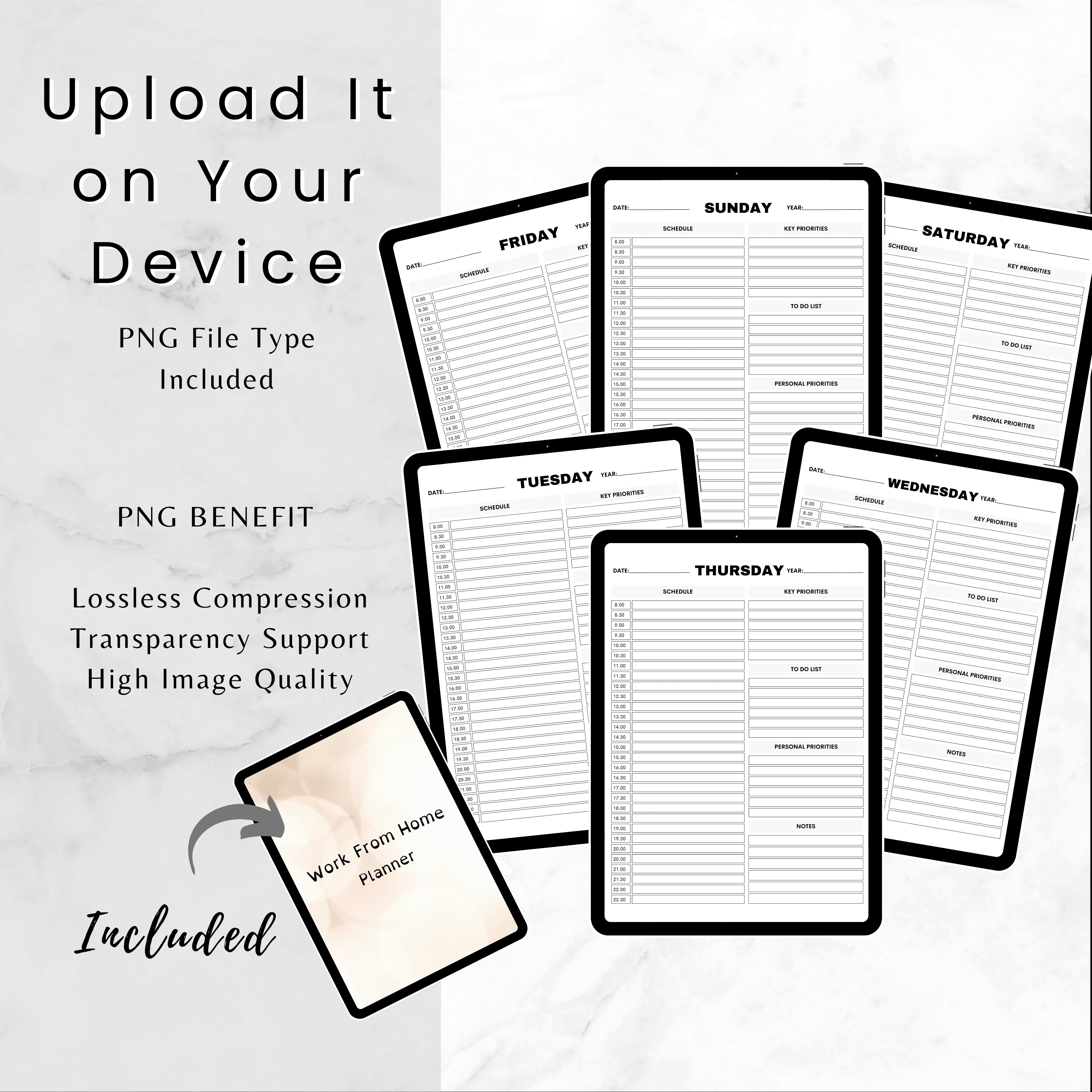 Work From Home Planner Bundle