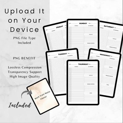Work From Home Planner Bundle