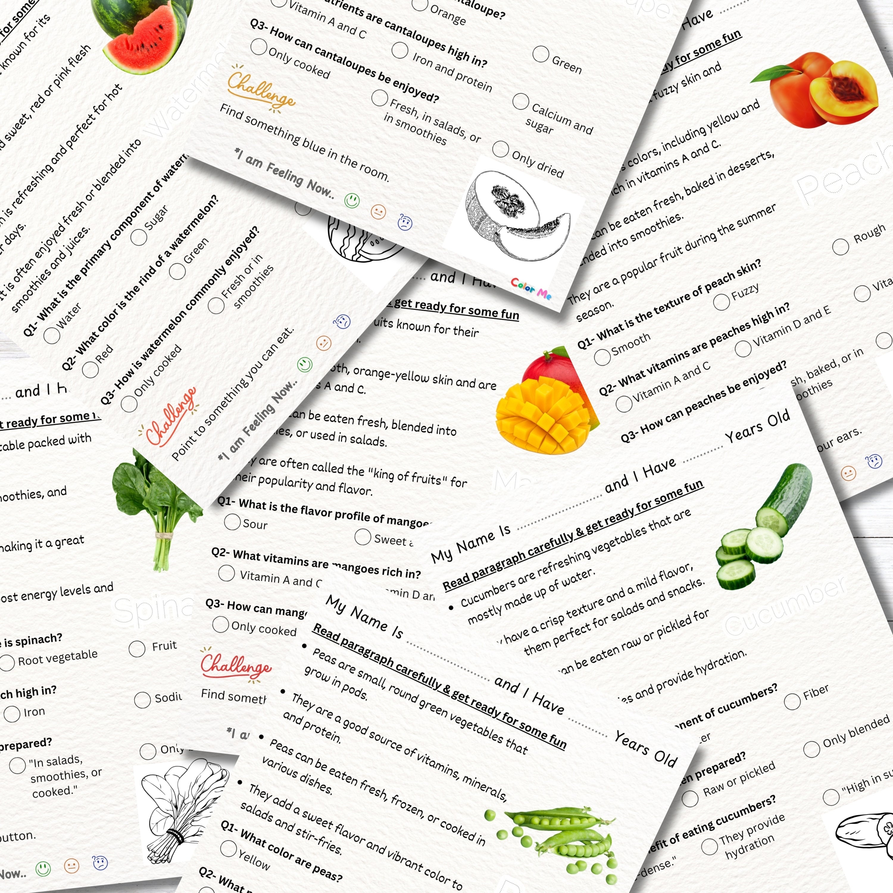 Learn About Fruits & Vegetables V1.