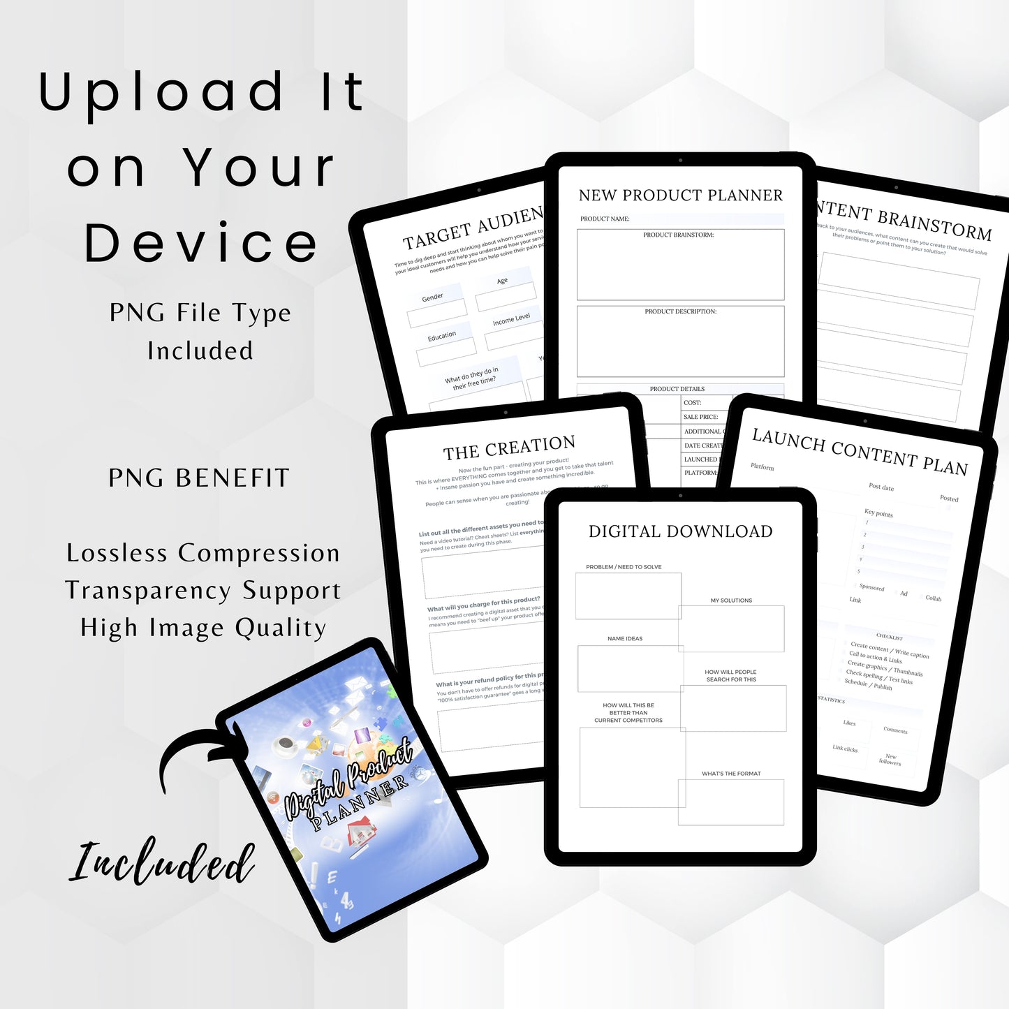 Digital Product Planner