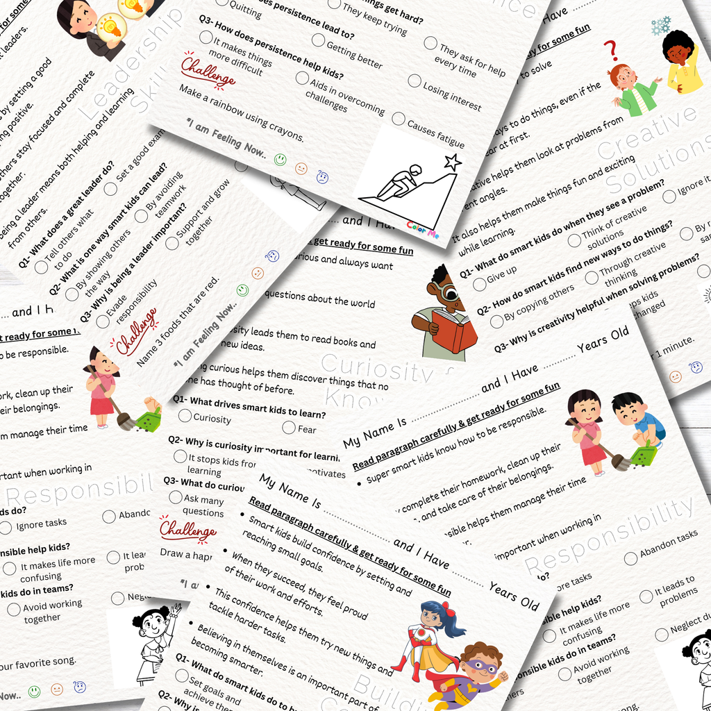 Super Smart Kids Sheets