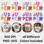 Super Girl What Beyond Limits - Cute Monster Empowerment Kids Statement Artwork