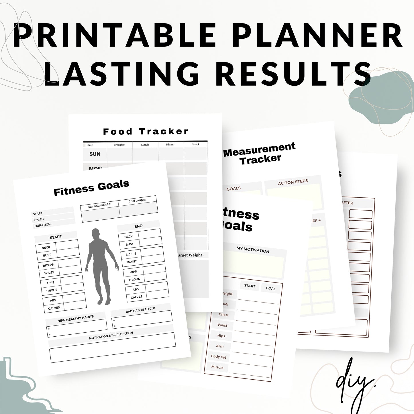 Weight Loss Planner Bundle