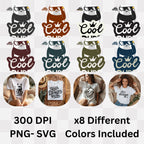 Cool Dude Awesome - Minimalist Cartoon Character Confidence Swagger Statement Artwork