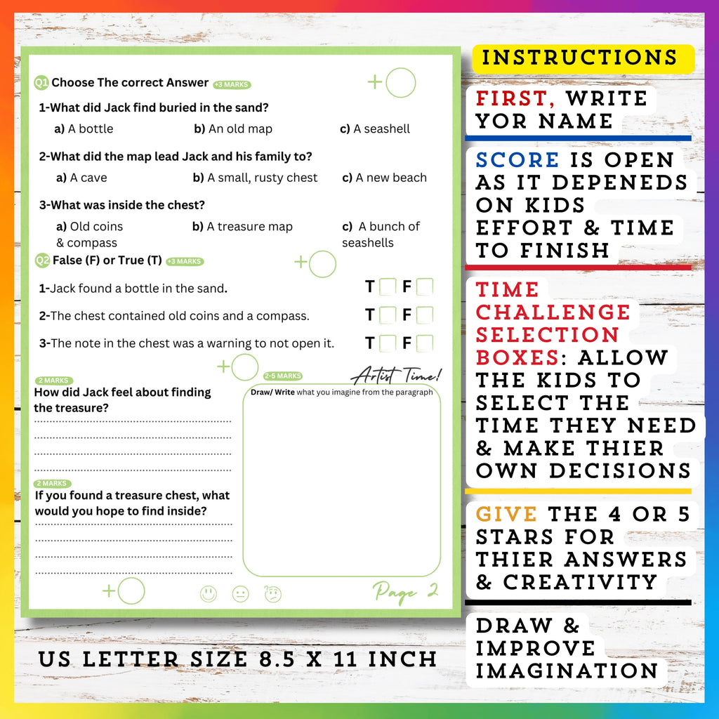 Challenging Reading Stories