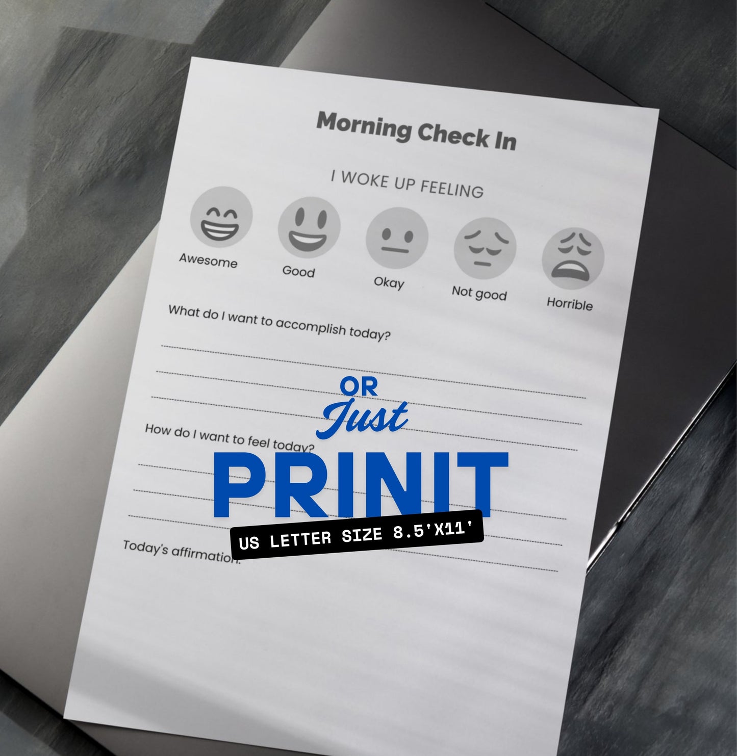 Morning Check In Habbit Sheet