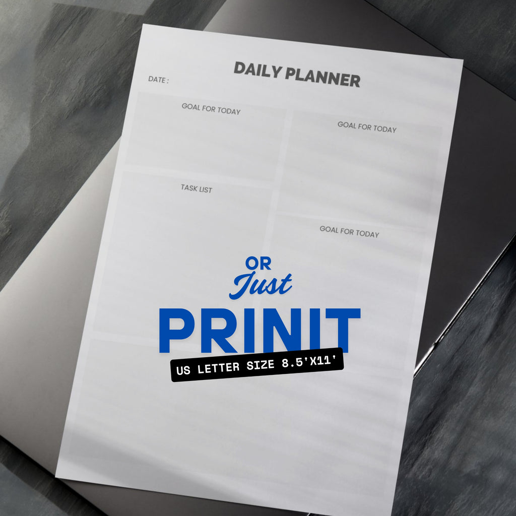 Daily Planner PDF Sheet V1