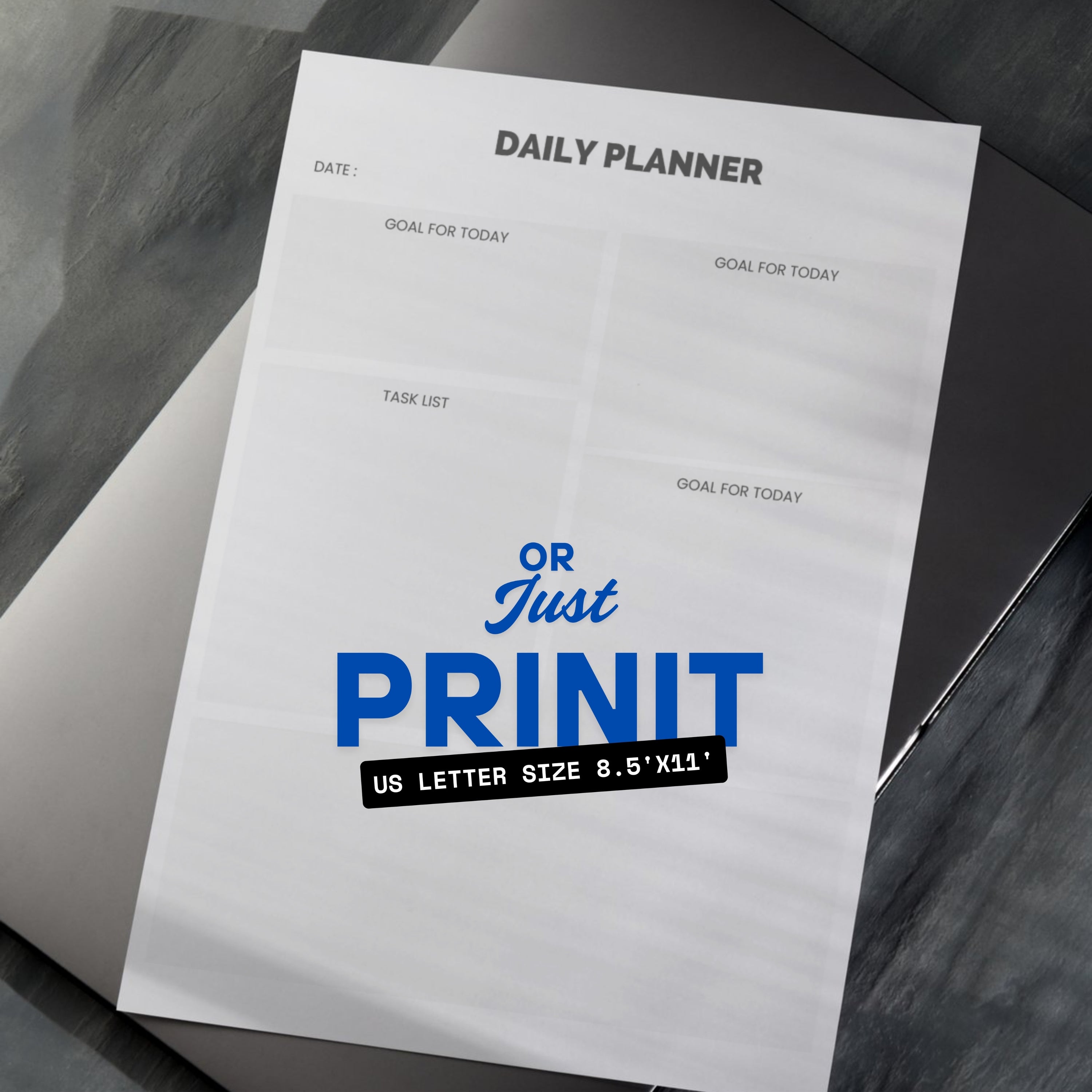 Daily Planner PDF Sheet V1
