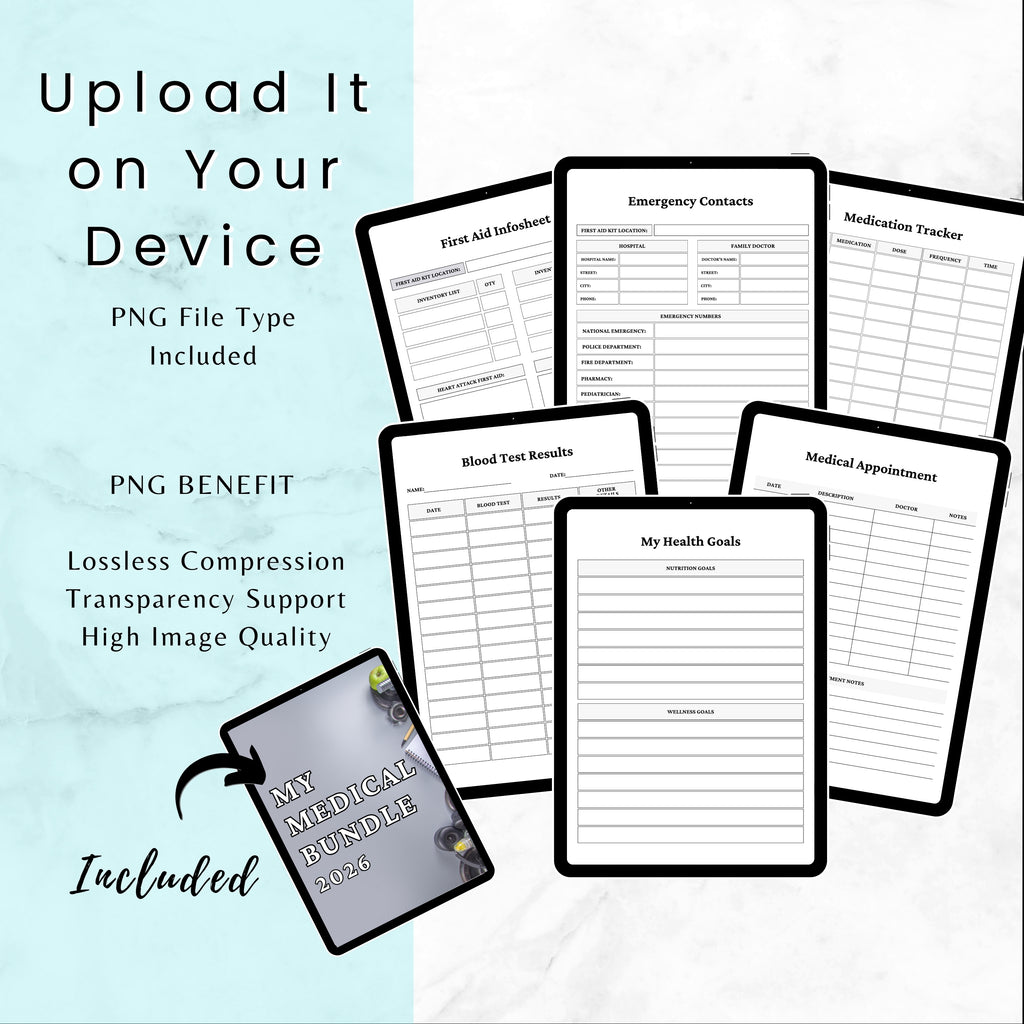 My 2026 Medical Planner Bundle