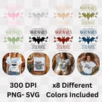 Nightmares Shadows Mind Stay Believe - Gothic Bat Halloween Typography Statement Artwork