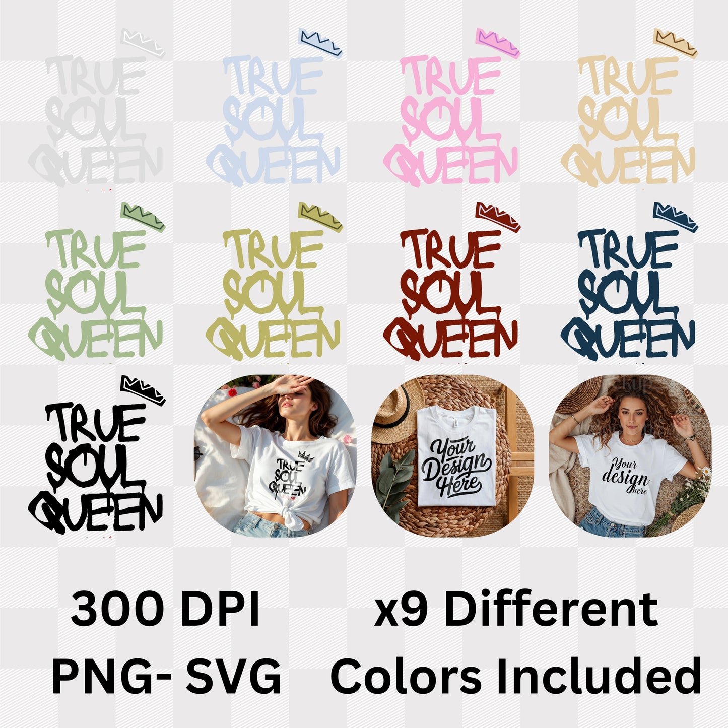 True Soul Queen Stay Me - Crowned Authenticity Self-Love Empowerment Statement Artwork